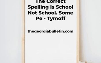 the correct spelling is school not school. some pe - tymoff